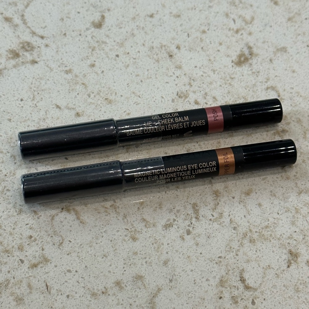Nudestix Lip/Cheek Balm in Posh & Magnetic Eye Color Copper in Foil *BNWOT*